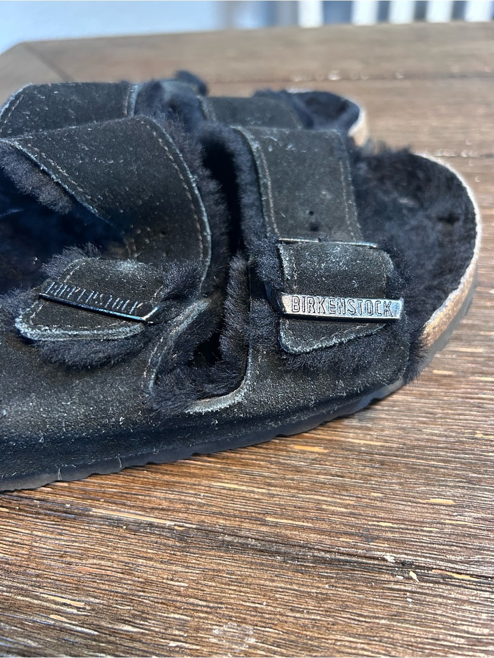 Birkenstock Arizona shearling size 40 or 9-9-5 - Picture 7 of 12
